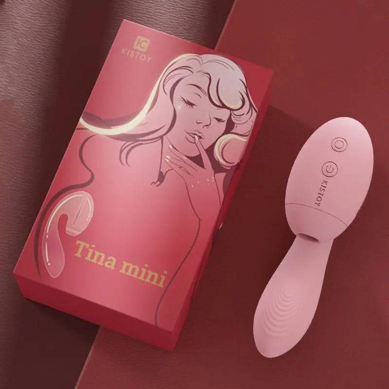 KISTOY Tina Mini Sucking Vibrating Massager-SexBodyShop