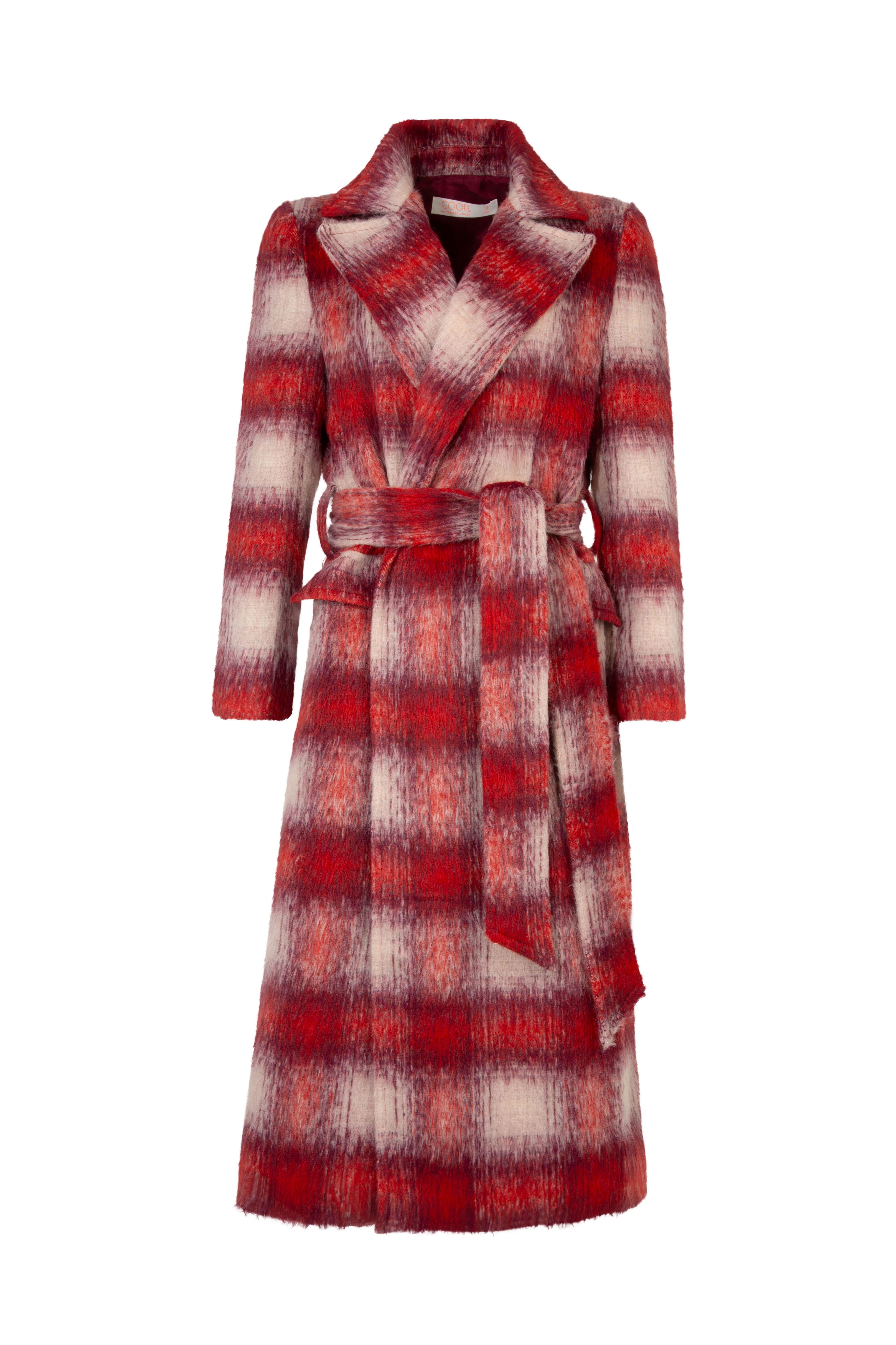 Check This Out Red Coat-VibeCloset