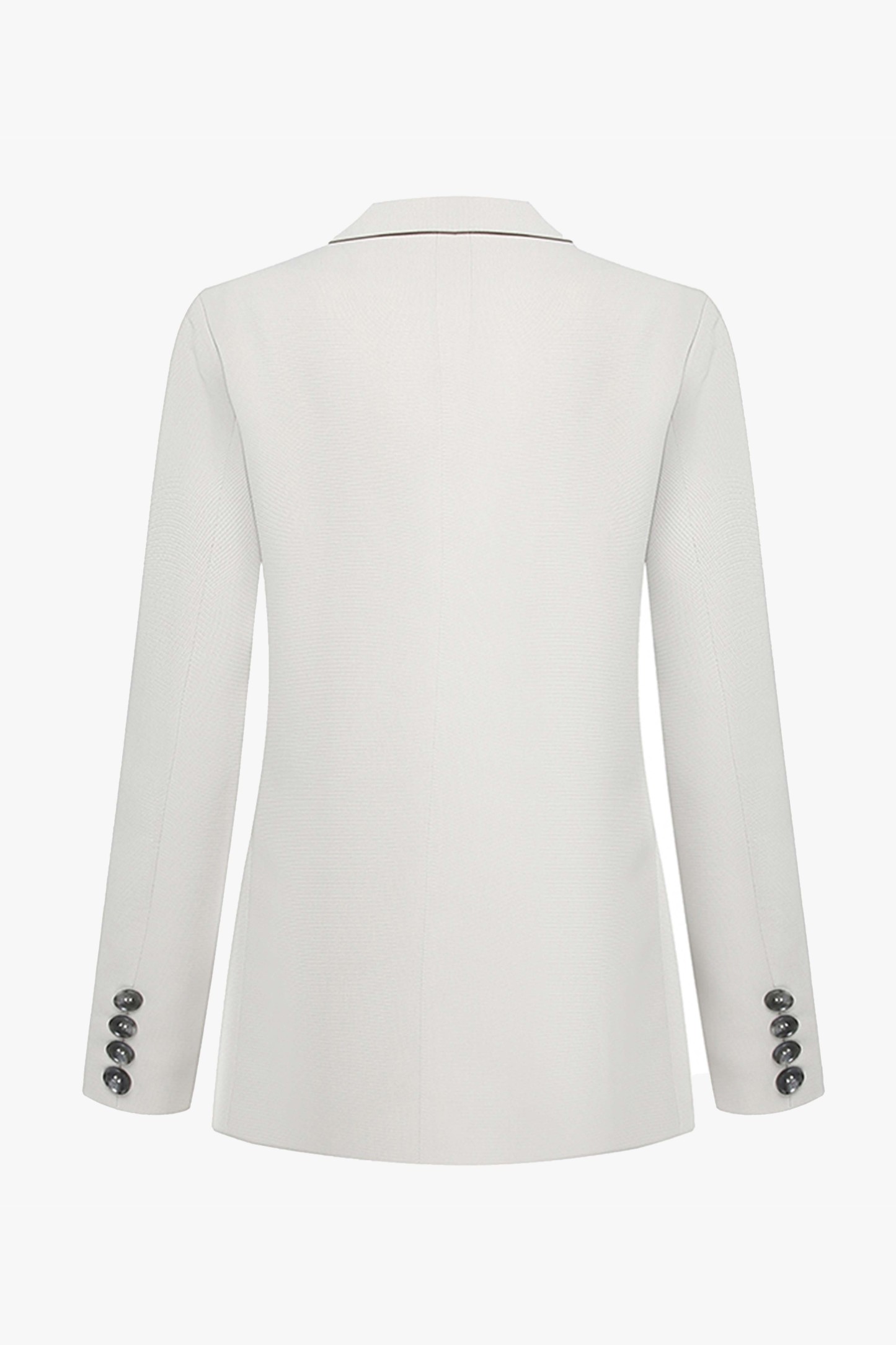 Cooper Cloud Textured Crepe Boyfriend Semi Fitted Blazer-VibeCloset