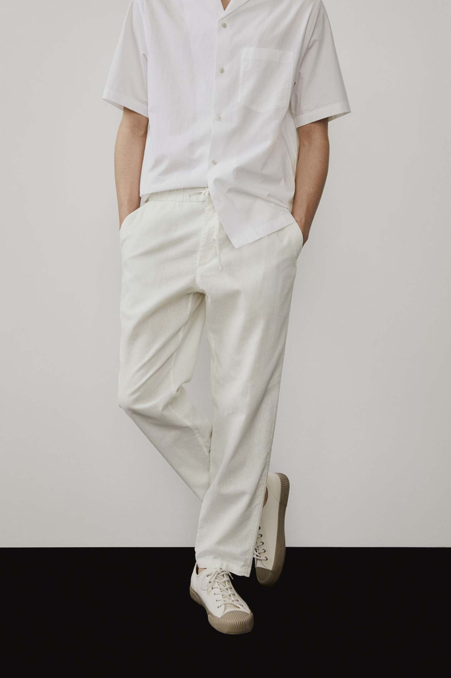 Old Money Linen Regular Classic Pants-VibeCloset
