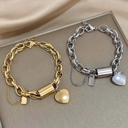 BoldHearts Chunky Bracelet-VibeCloset