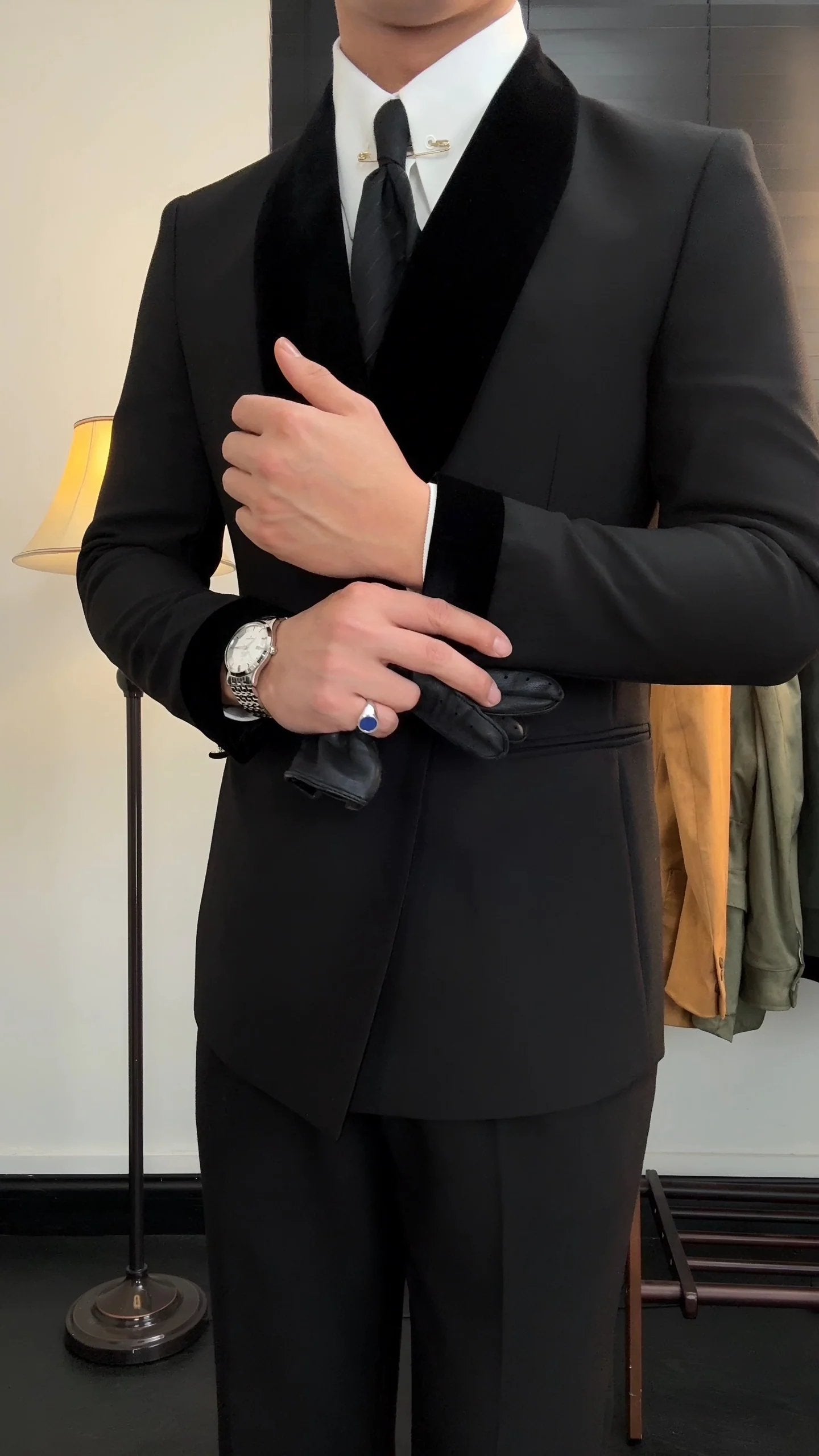 Men's New Light Luxury Suit Jacket-VibeCloset