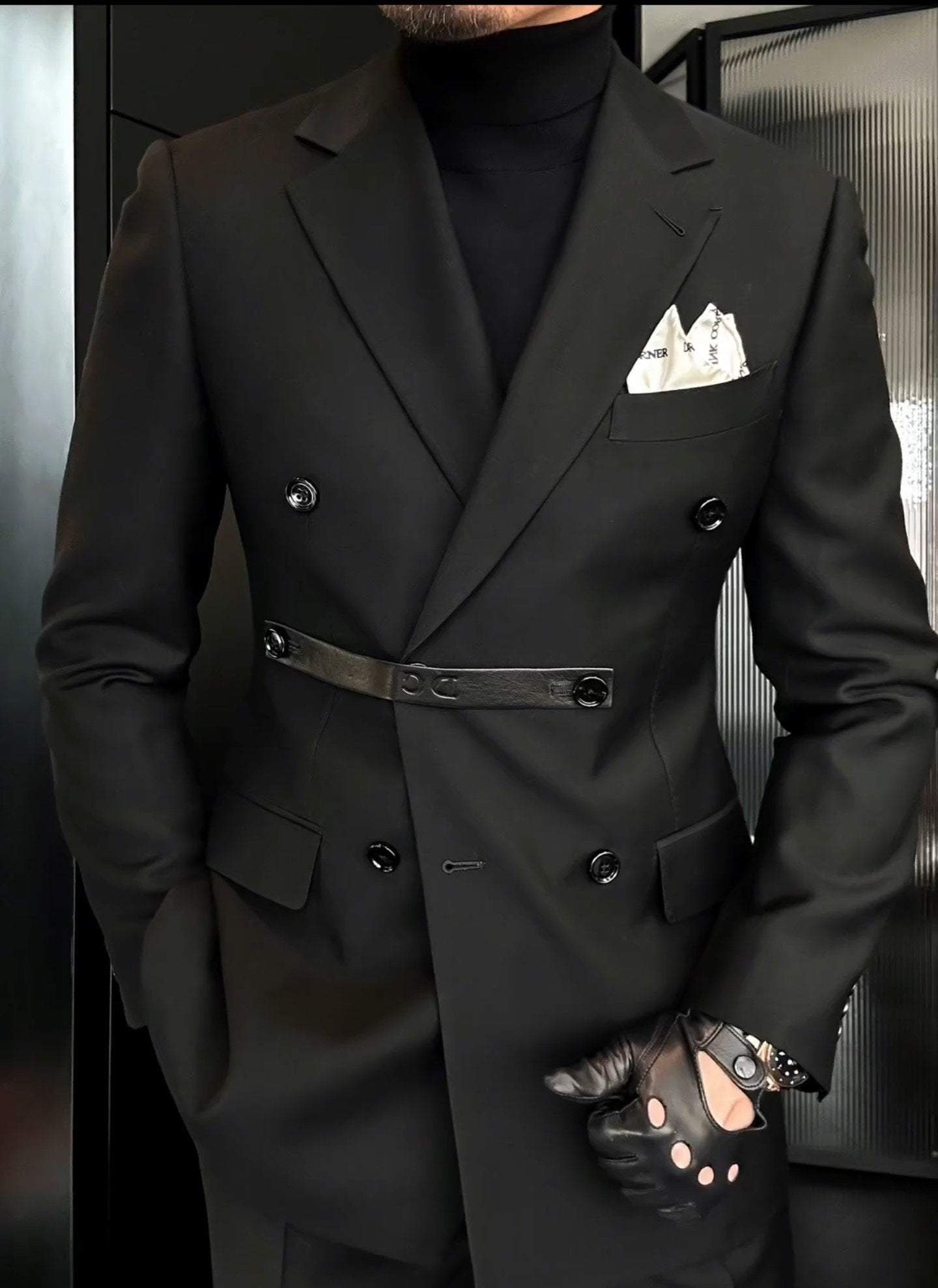 🔥50% off -Men's Classic Double Breasted Blazer