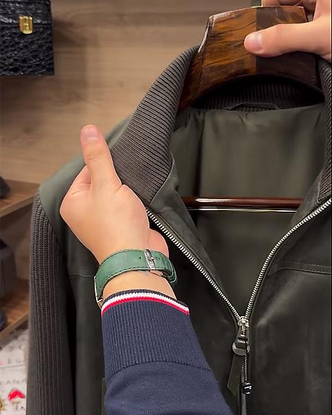 Stand Collar Double Zip Pockets Patchwork Jacket-VibeCloset