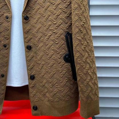 Men's New Three-Dimensional Knitted Jacket-VibeCloset