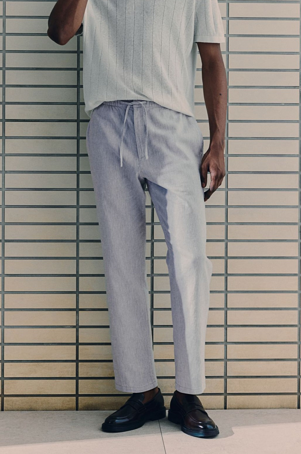 Old Money Linen Regular Classic Pants-VibeCloset