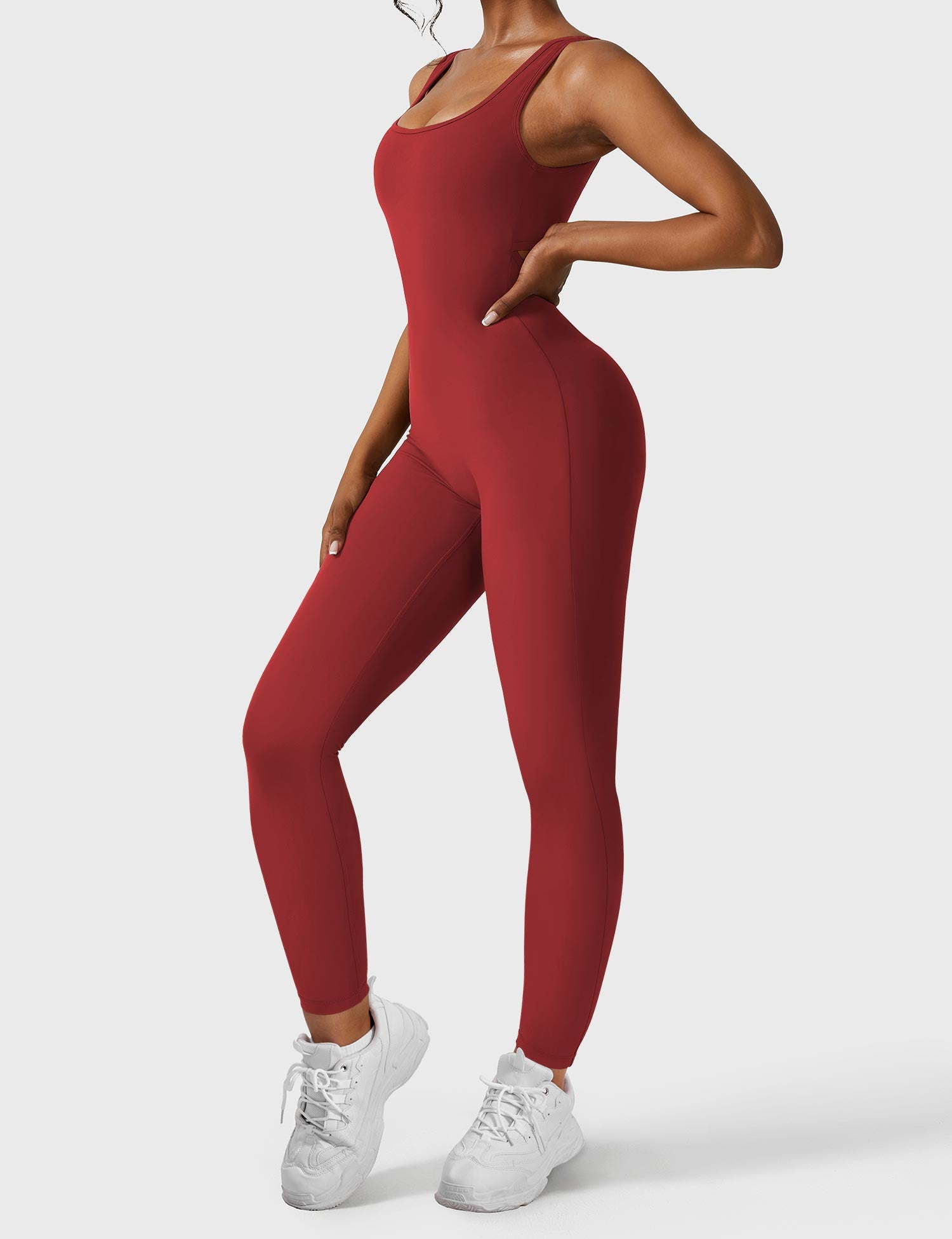 🩱 Lizvette V-Back Jumpsuit-VibeCloset
