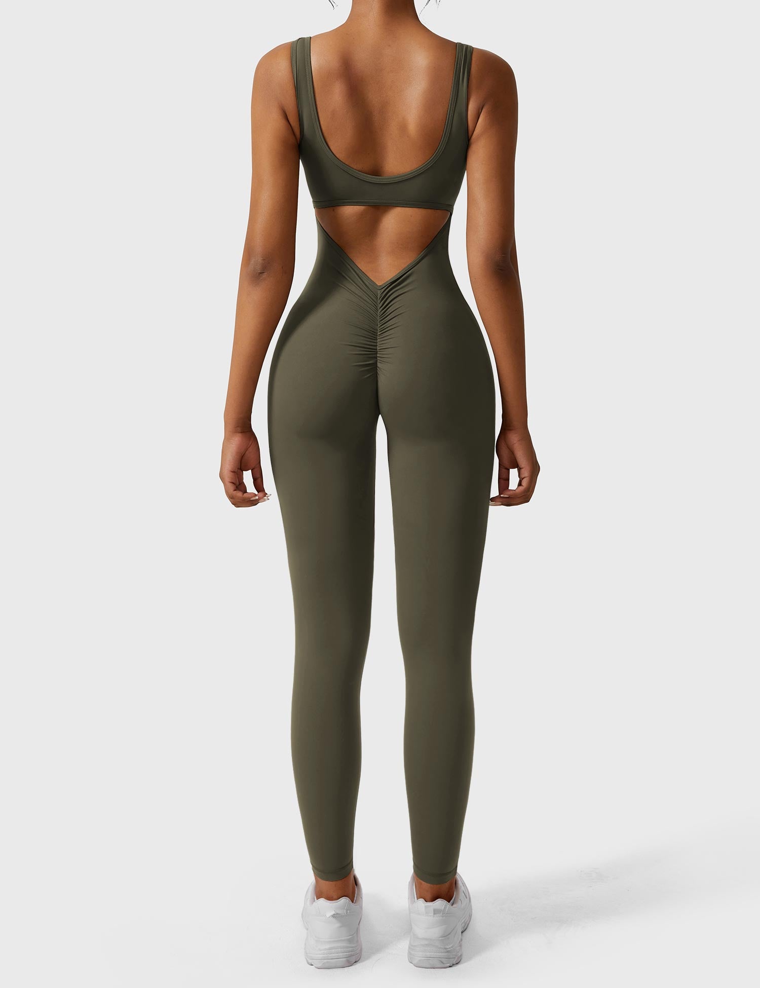 🩱 Lizvette V-Back Jumpsuit-VibeCloset