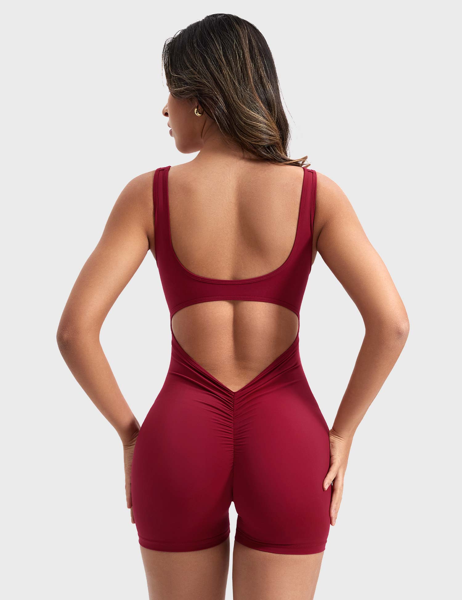 🩱 Lizvette V-Back Romper-VibeCloset