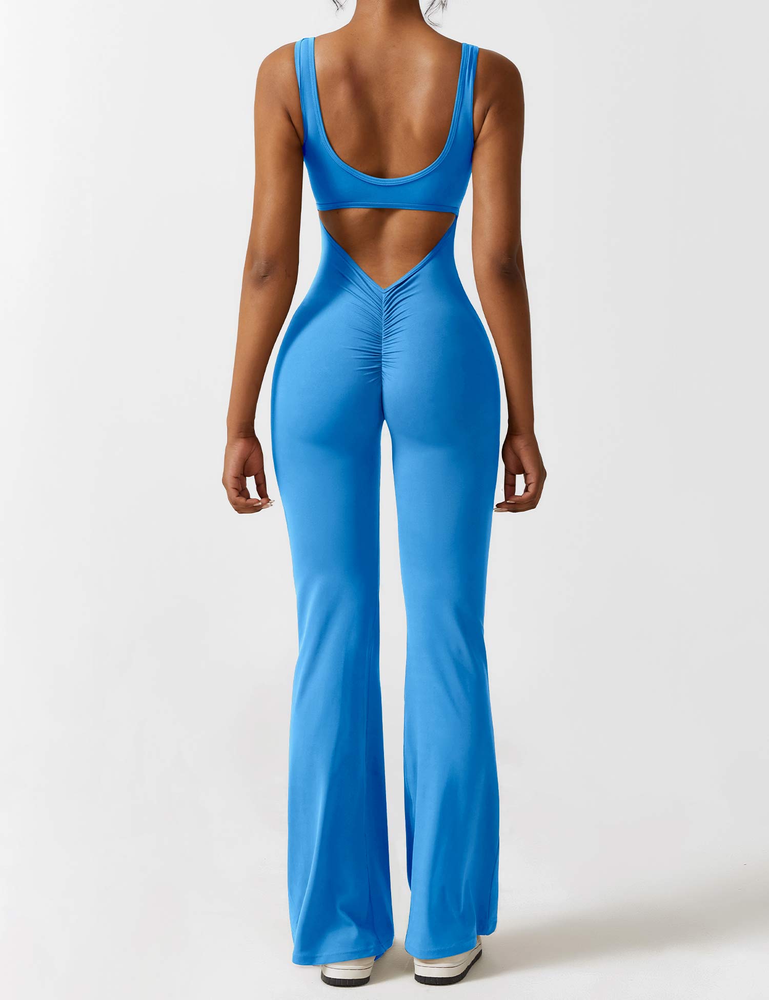 🩱 Lizvette V-Back Jumpsuit-VibeCloset
