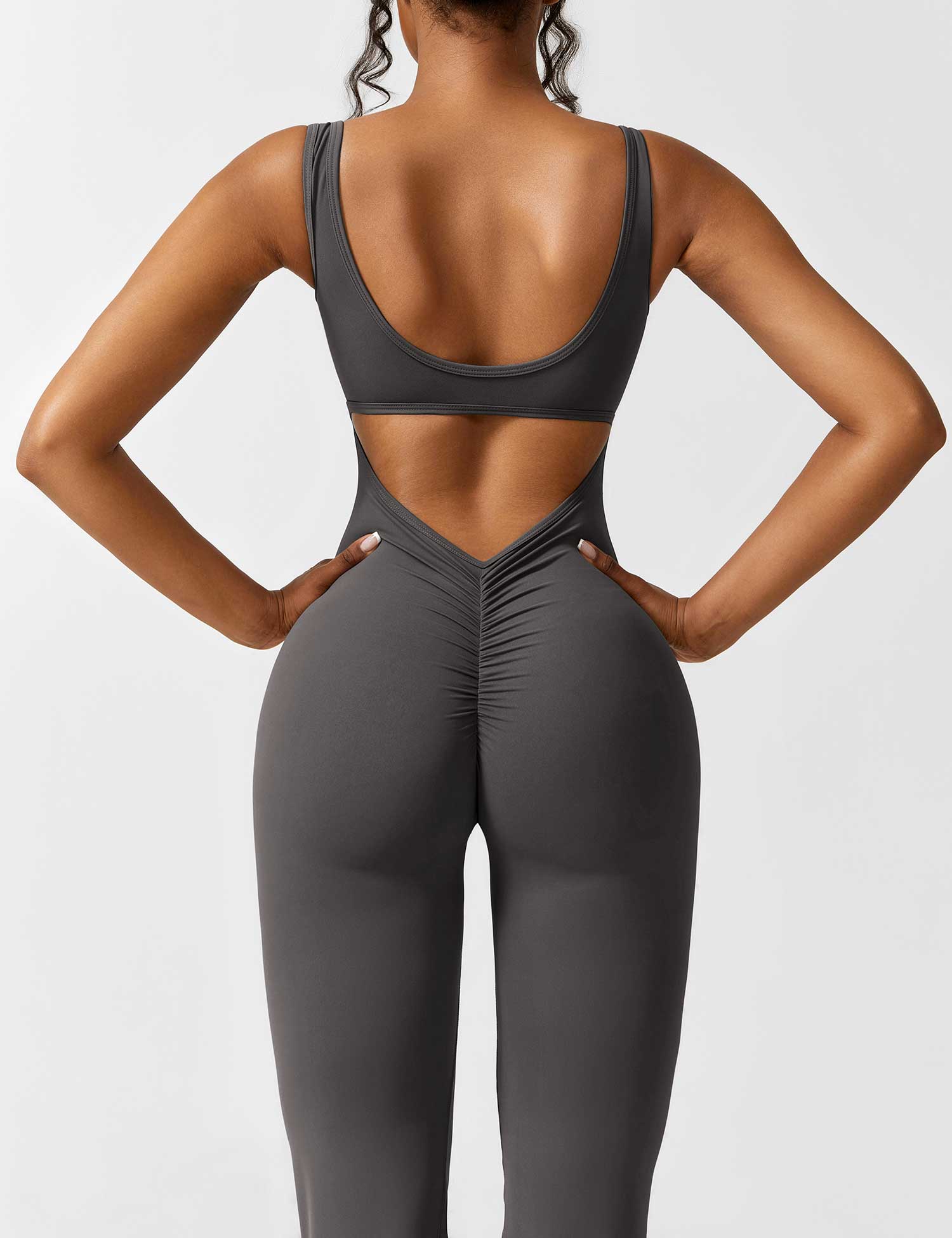 🩱 Lizvette V-Back Jumpsuit-VibeCloset