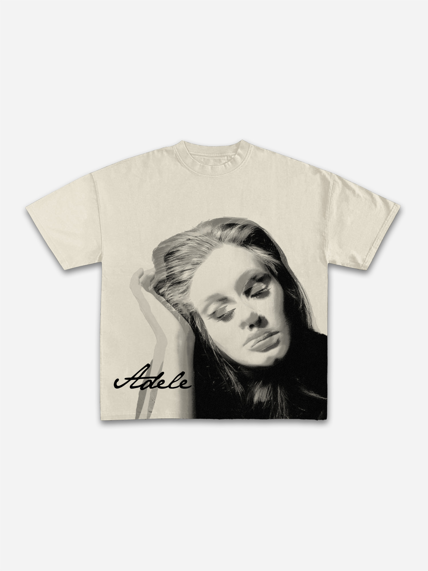 Vintage Adele Graphic Cotton T-shirt | HellxCity 