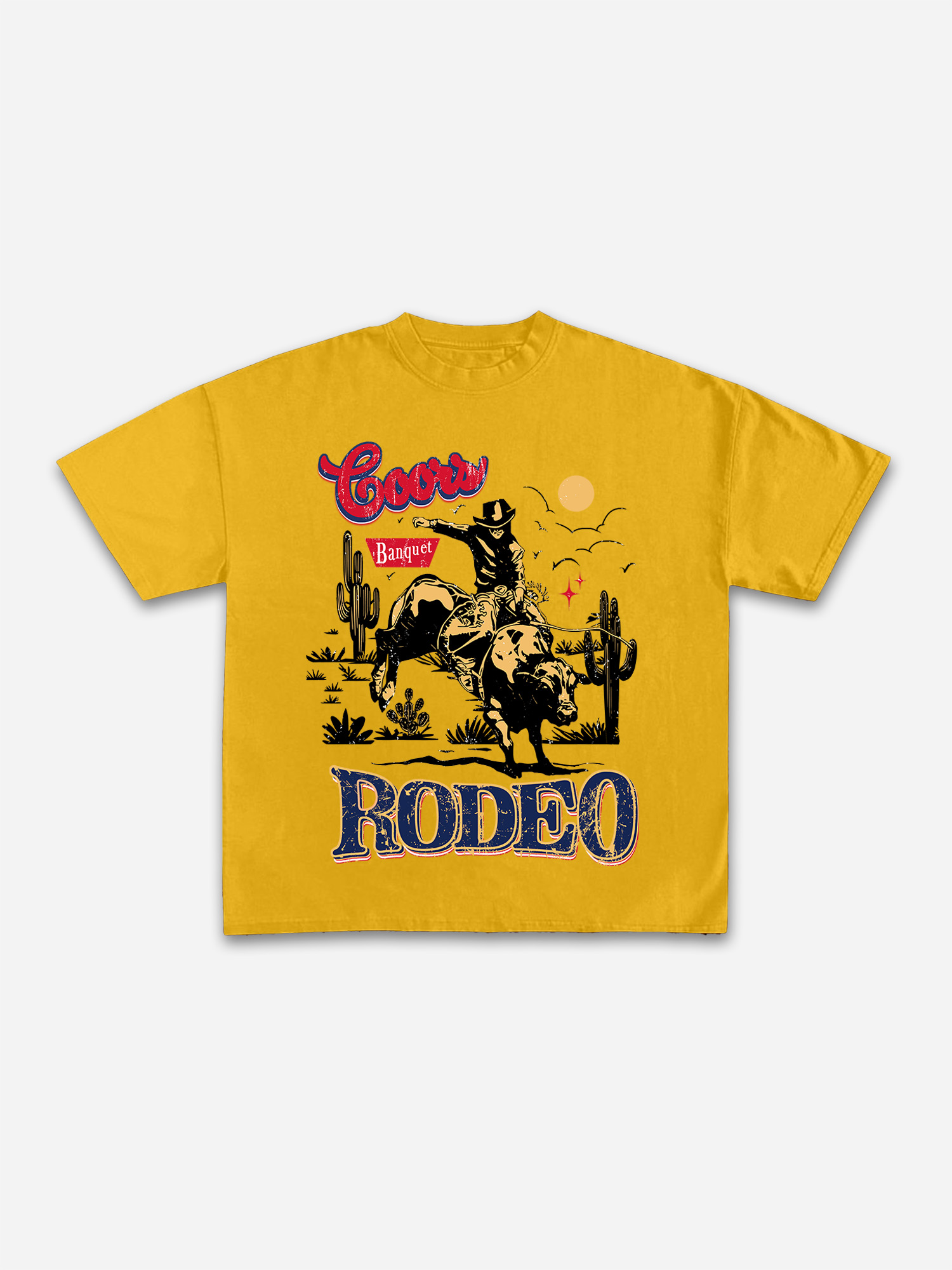 Coors Banquet Rodeo Classic Graphic Cotton T-shirt | HellxCity 