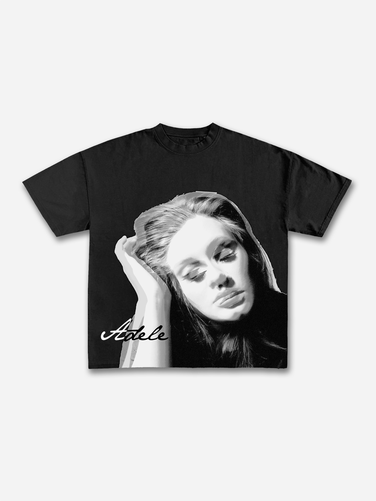 Vintage Adele Graphic Cotton T-shirt | HellxCity 