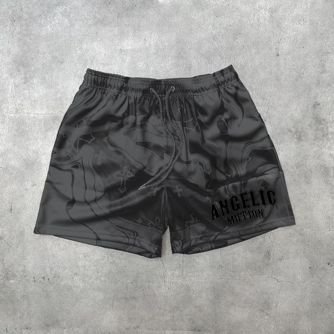 Cross Street Mesh Shorts | HellxCity 