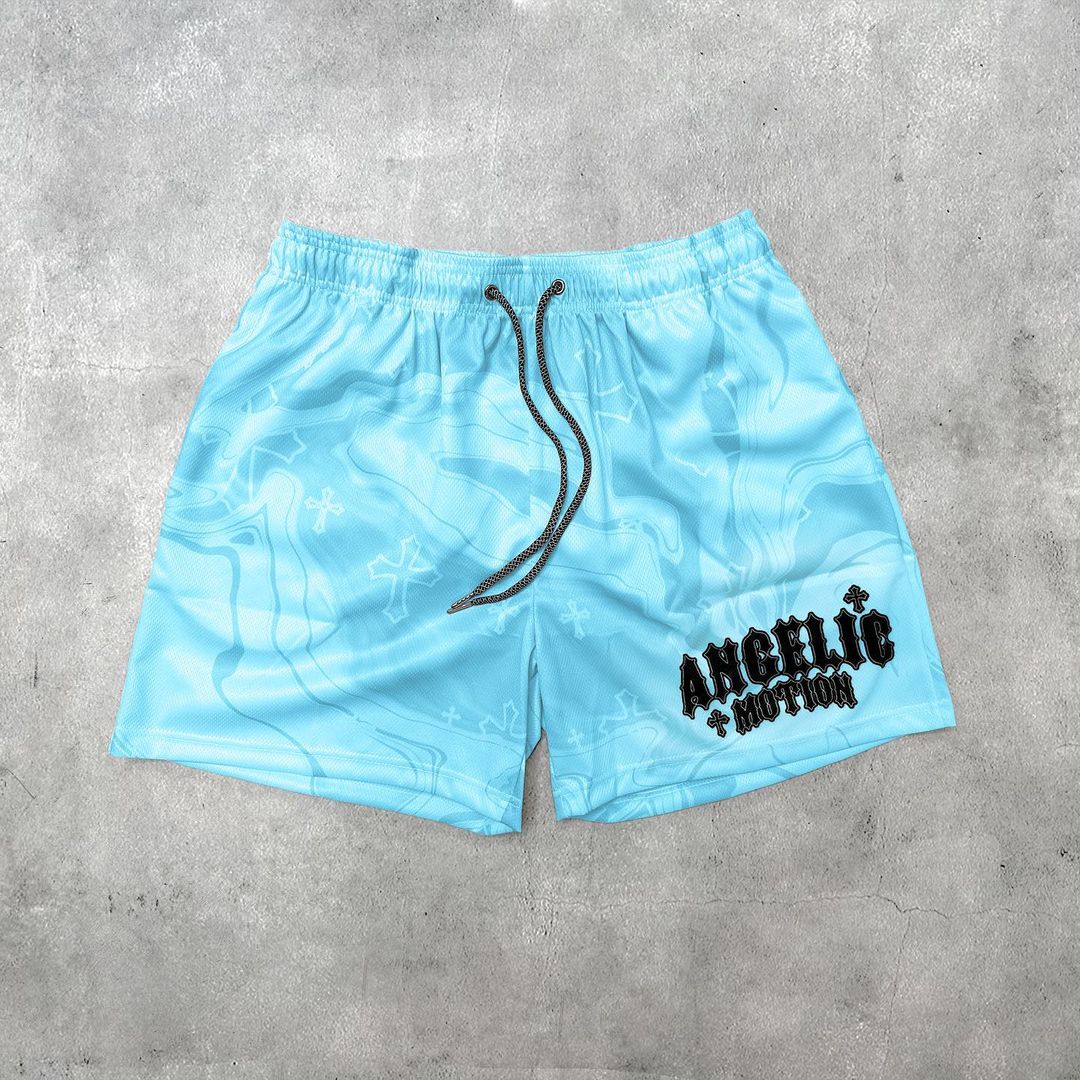 Cross Street Mesh Shorts | HellxCity 