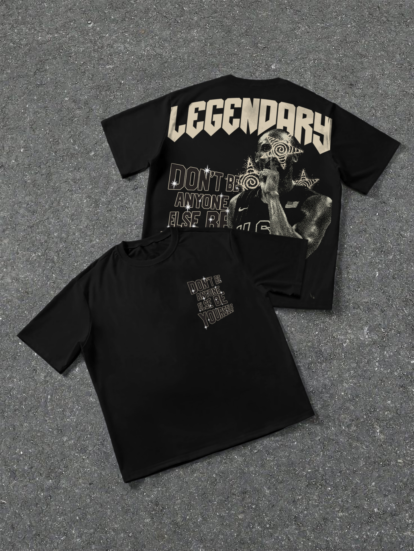 Hellxcity Legendary Star You Just Need To Be Yourself Graphic T-Shirt | HellxCity 