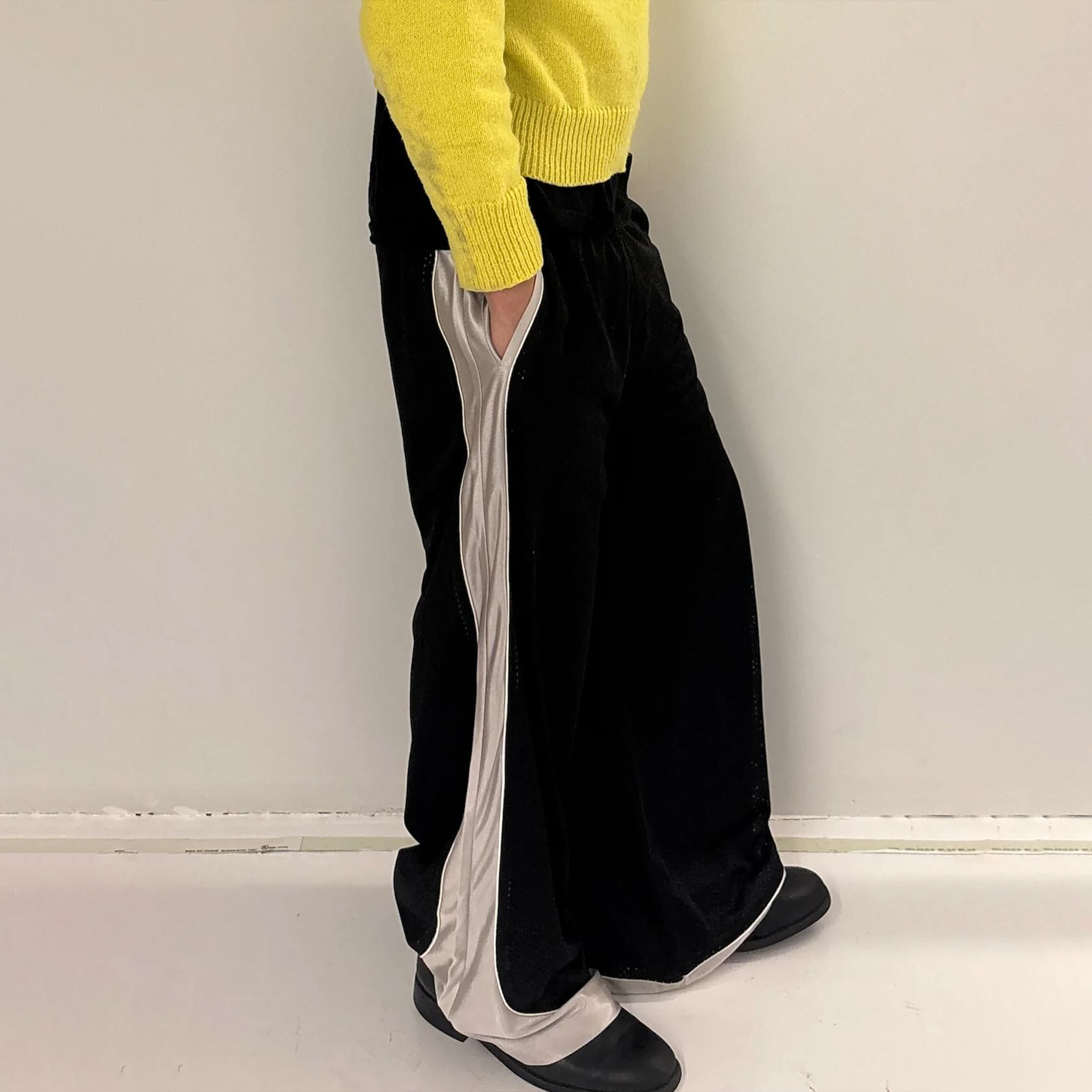 Drawstring Color-block Quick-drying  Basketball Lounge Pant
