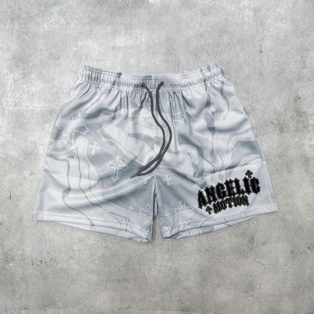 Cross Street Mesh Shorts | HellxCity 