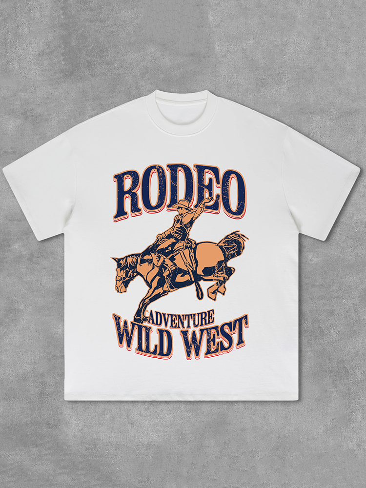 Hellxcity Coors Banquet Rodeo Classic Graphic Print Cotton T-Shirt | HellxCity 