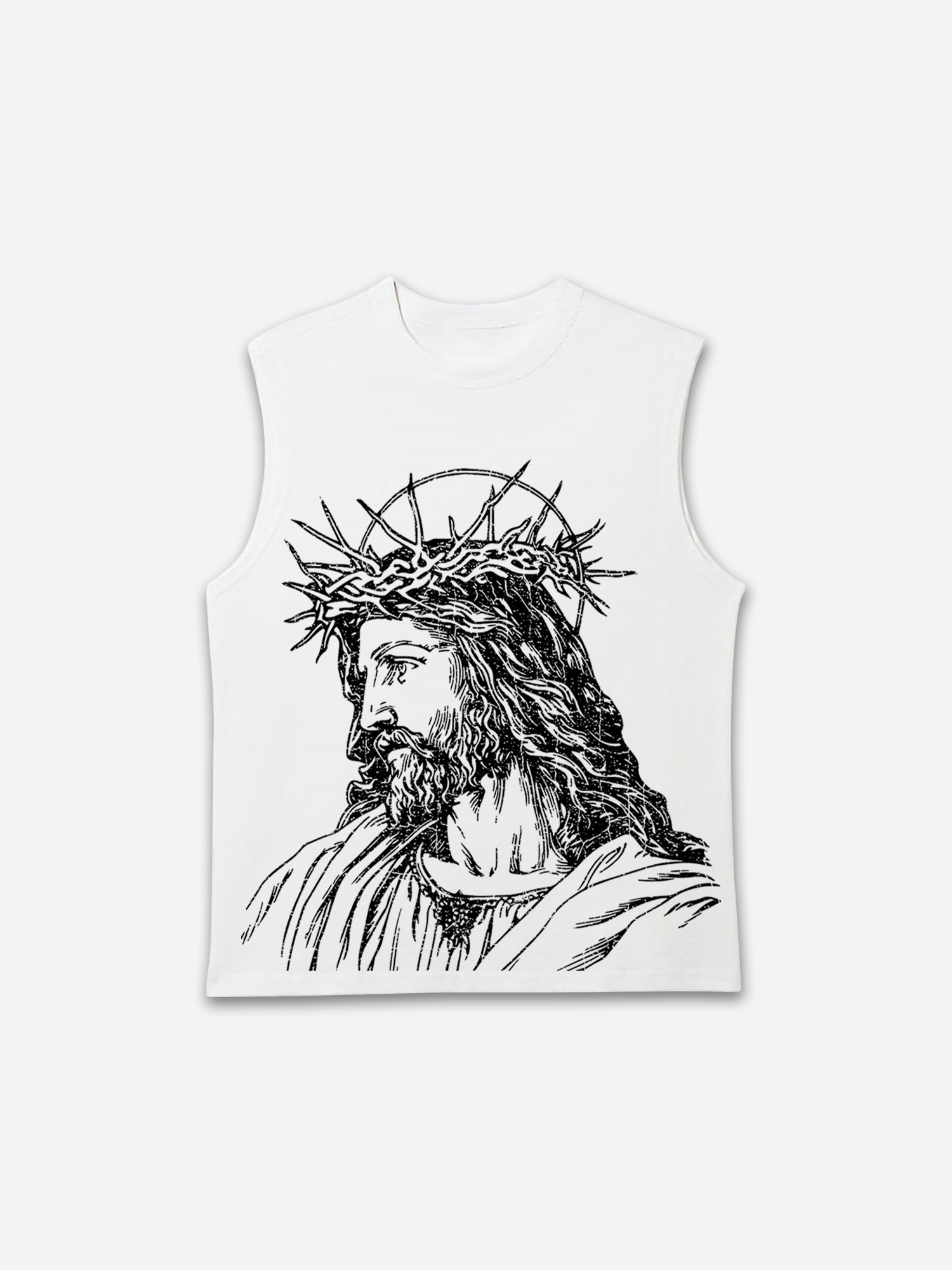 Jesus Print Tank Top | HellxCity 