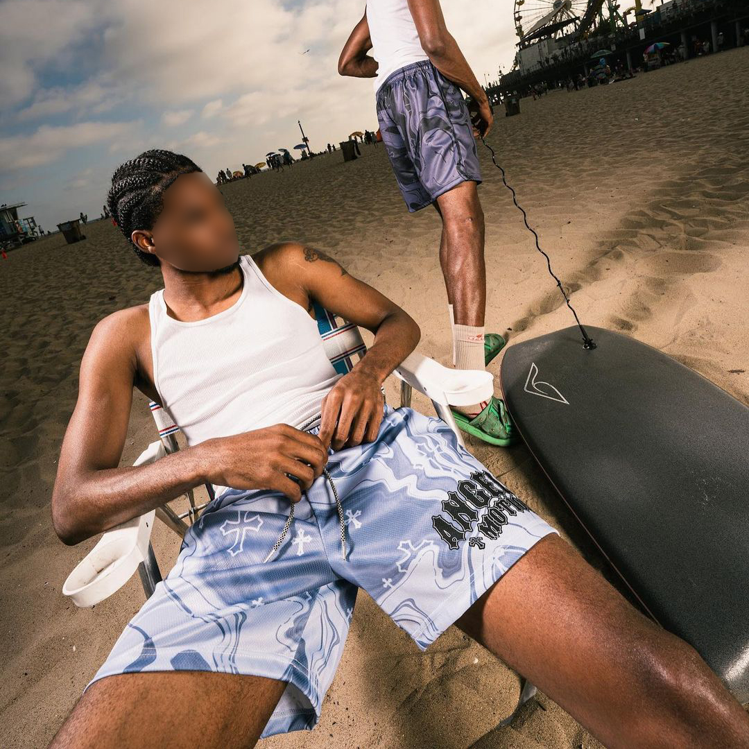 Cross Street Mesh Shorts | HellxCity 