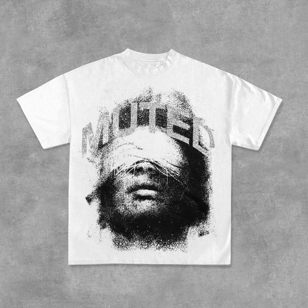 Hellxcity Vintage Personalized MUTED Graphic Casual Cotton Short Sleeve T-Shirt | HELLXCITY 