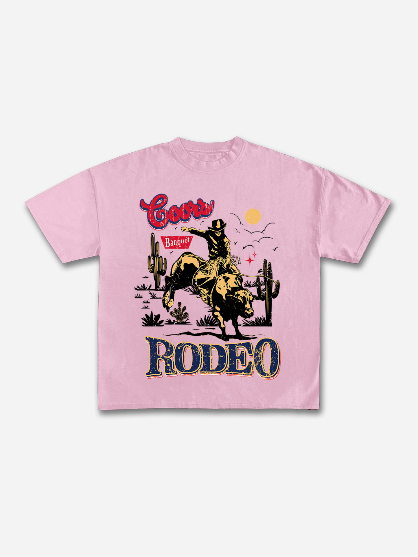 Coors Banquet Rodeo Classic Graphic Cotton T-shirt | HellxCity 
