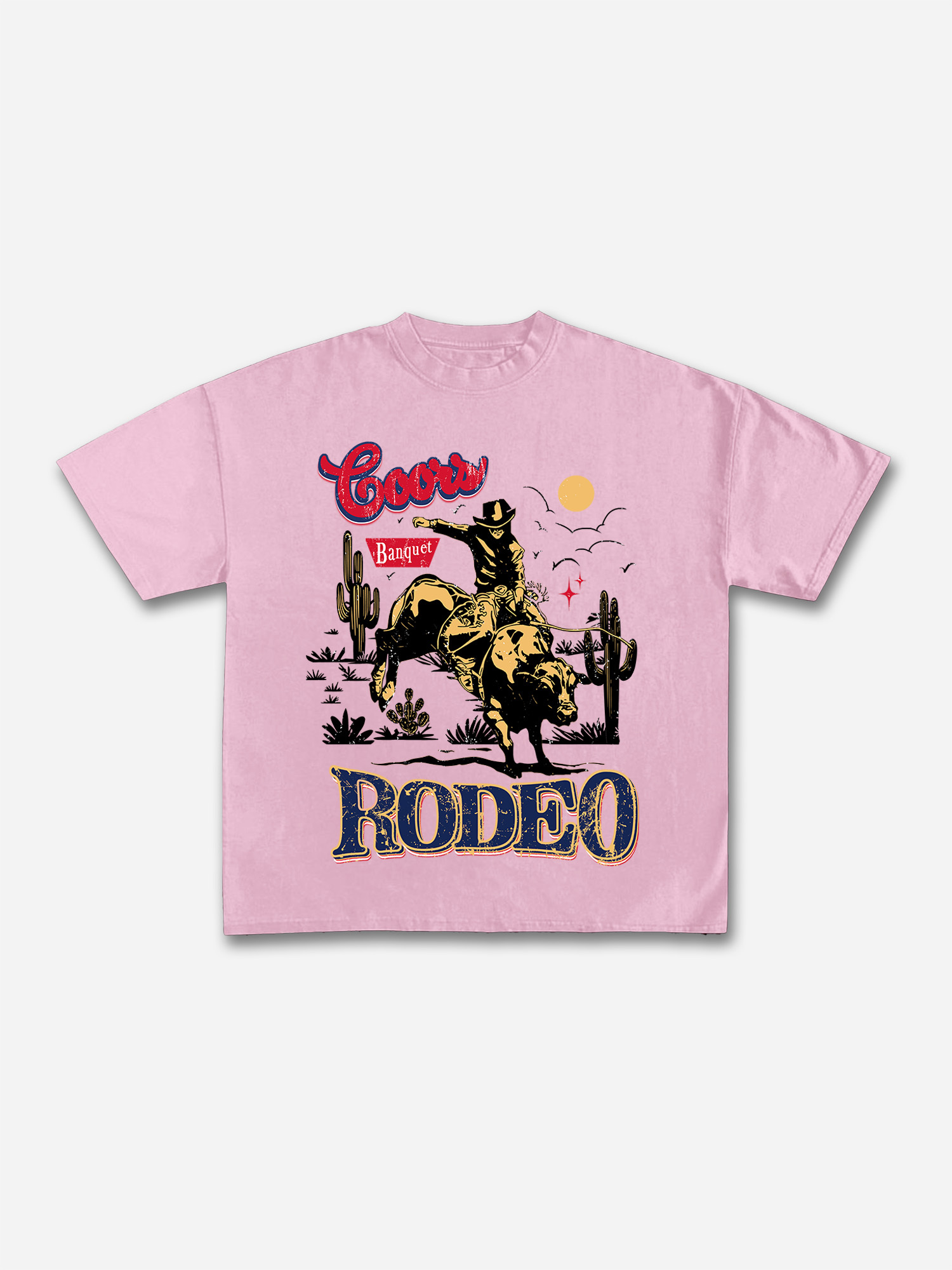 Coors Banquet Rodeo Classic Graphic Cotton T-shirt | HellxCity 