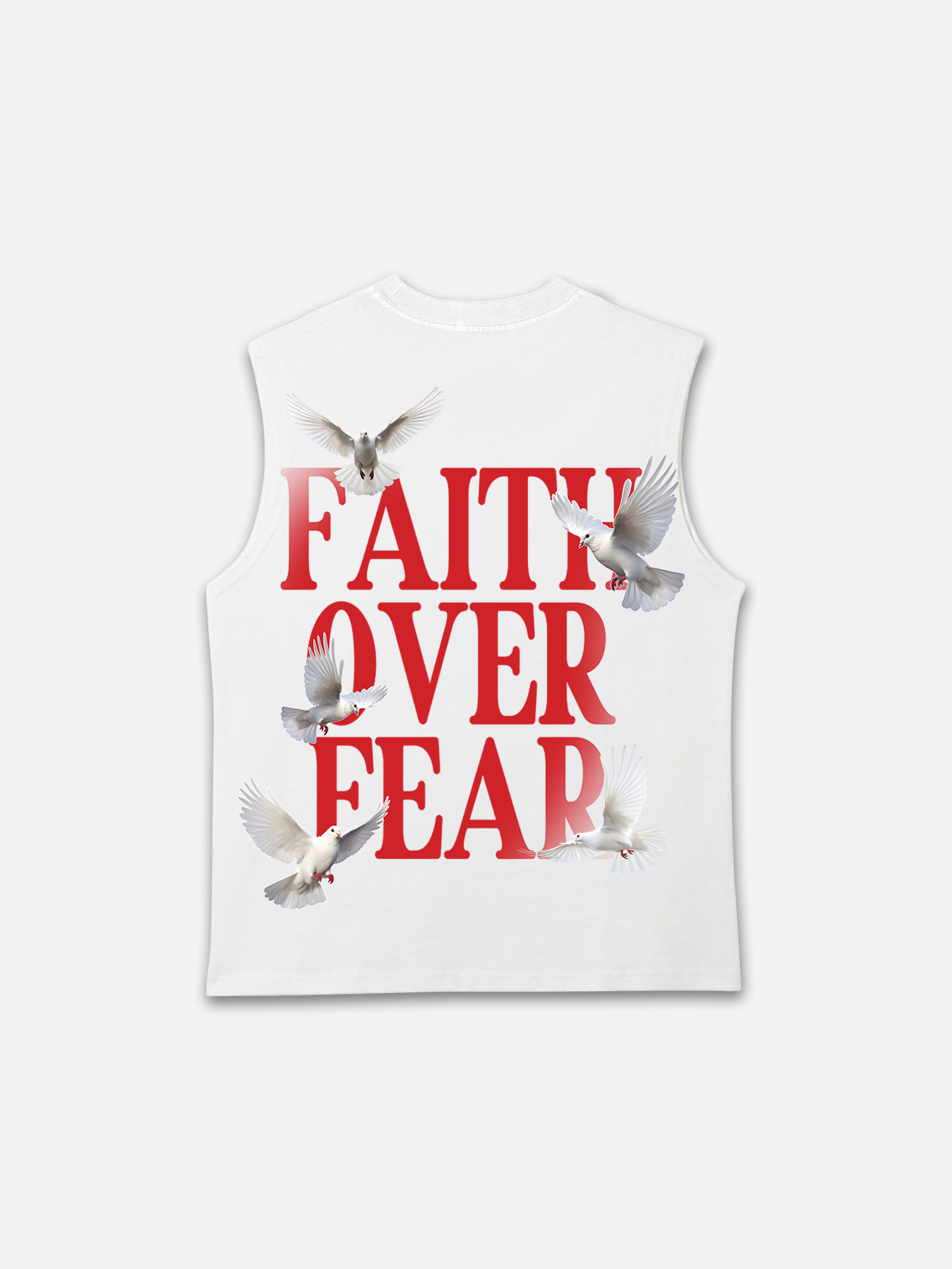 Faith Over Fear Print Tank Top | HellxCity 