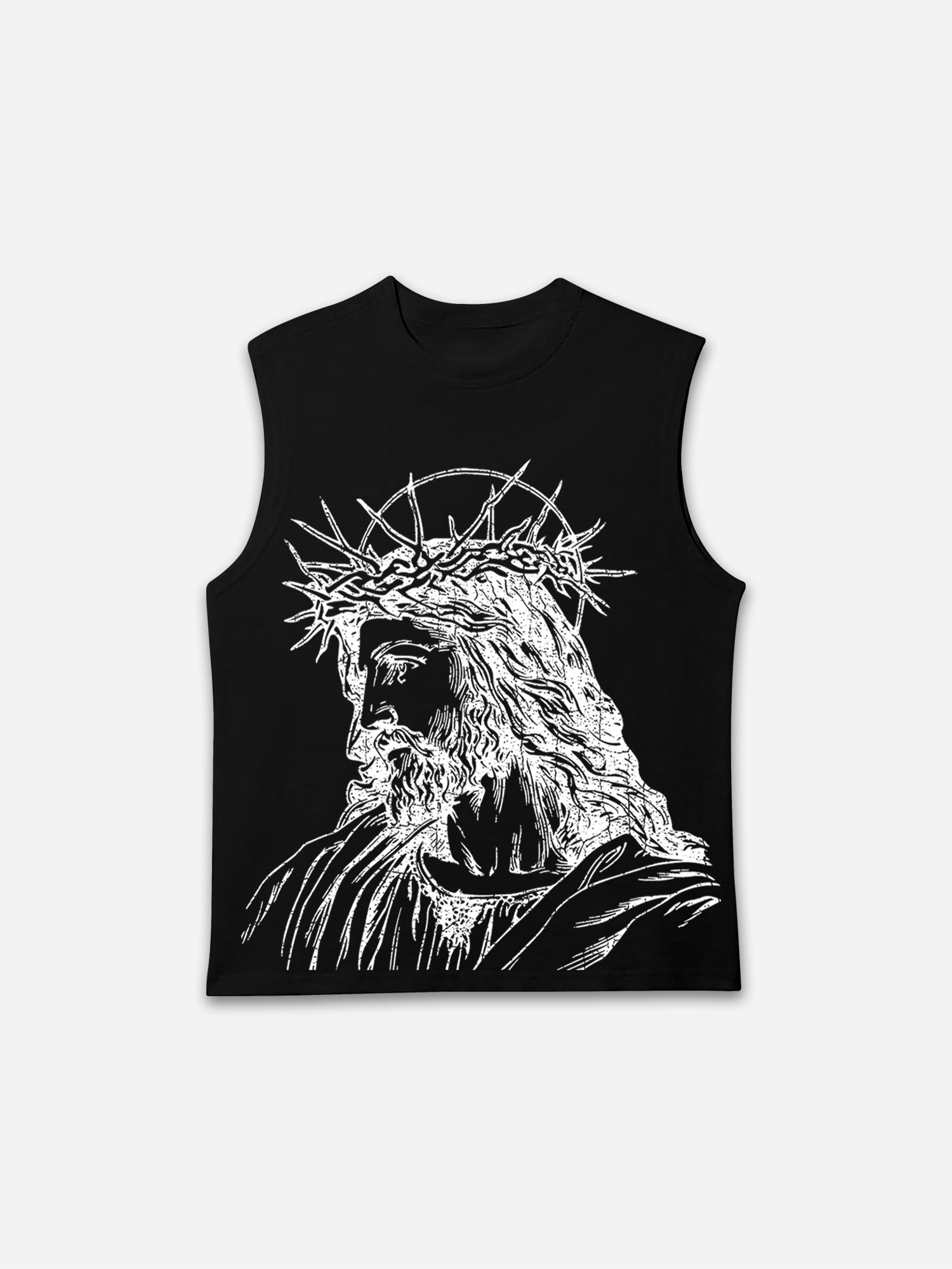 Jesus Print Tank Top | HellxCity 