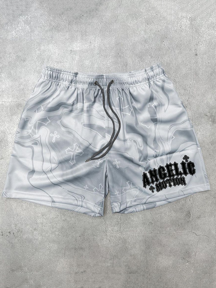 Cross Street Mesh Shorts | HellxCity 