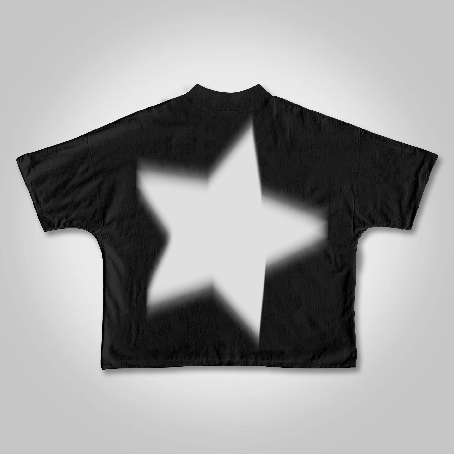 Hellxcity Virtual Shadow Graphics Cropped T-Shirts | HELLXCITY 