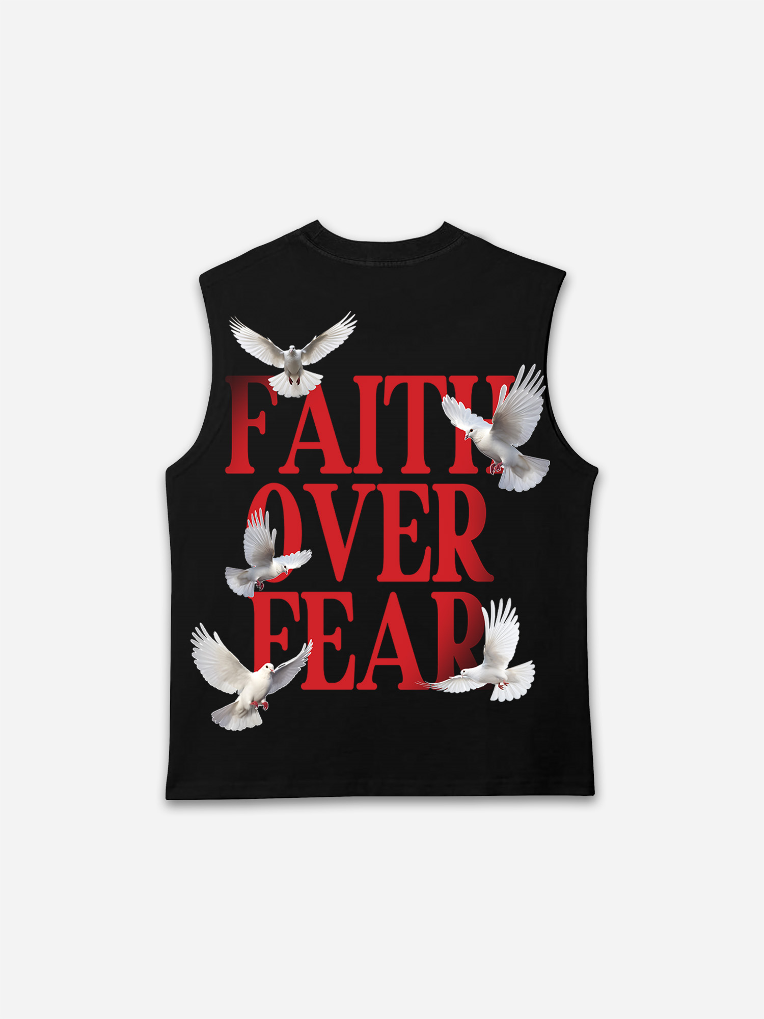 Faith Over Fear Print Tank Top | HellxCity 