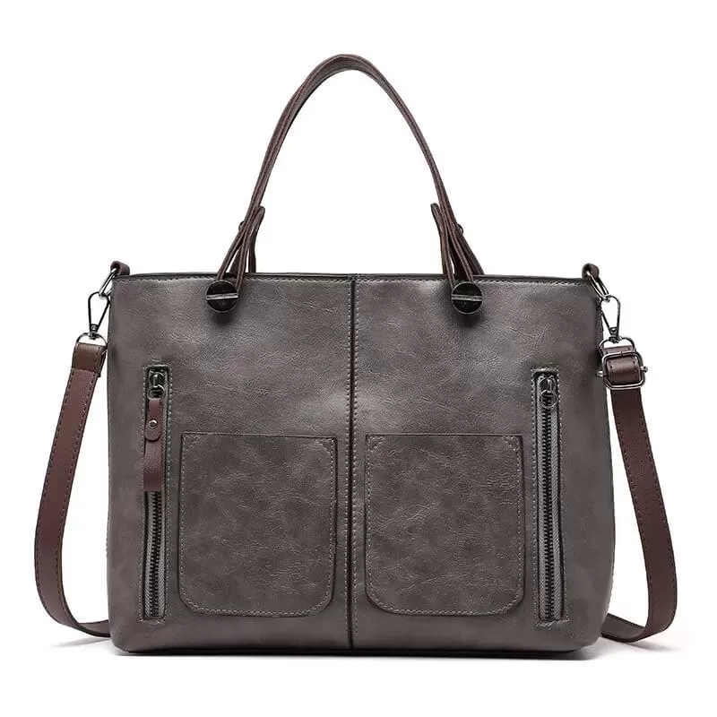 Ladies vintage leather shoulder bag – kspadep