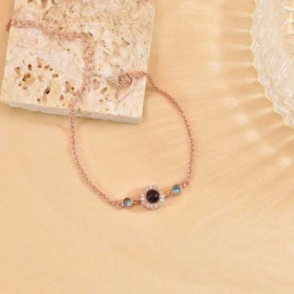 Collier de projection photo, collier personnalisé, cadeau commémoratif, cadeau pour elle, collier maman, cadeau de Saint-Valentin