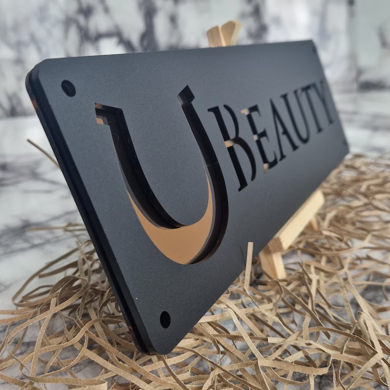 Personalized Laser Cut Stable Name Tag