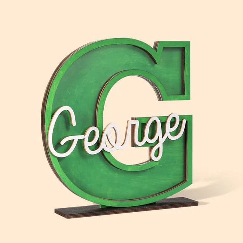 Personalized Colorful Initial Letter Money Banks with Name