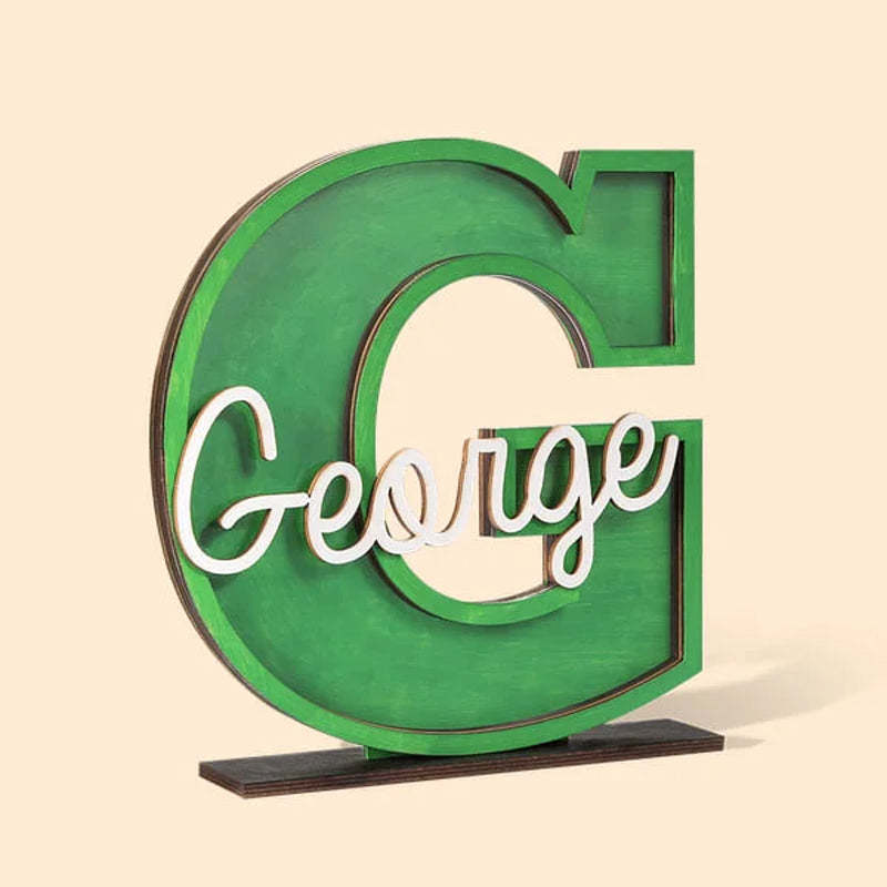 Personalized Colorful Initial Letter Money Banks with Name