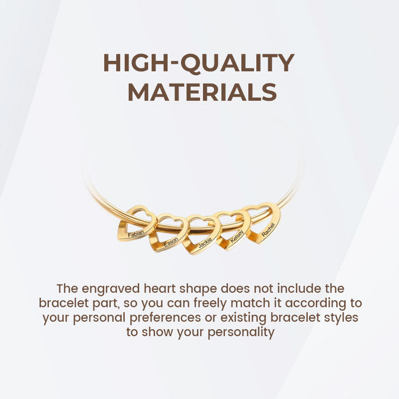 Add a New Love For a New Member - Personalized Love Name Engraved Bracelet