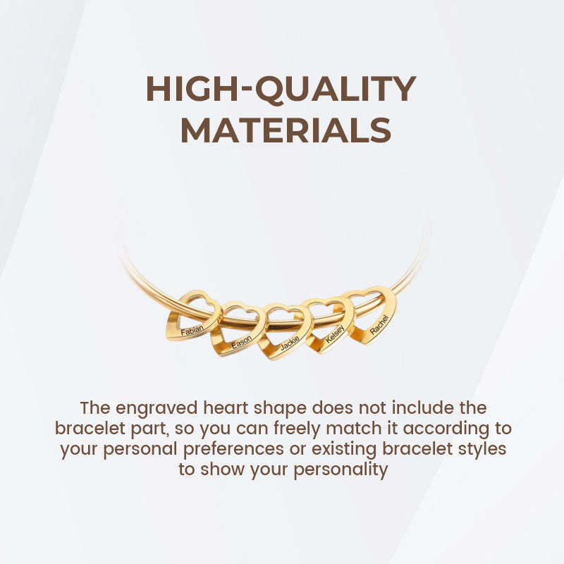 Add a New Love For a New Member - Personalized Love Name Engraved Bracelet