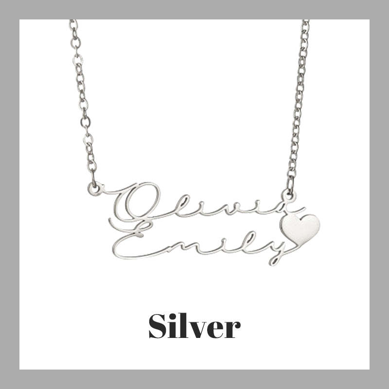 Customized Double Name Necklace
