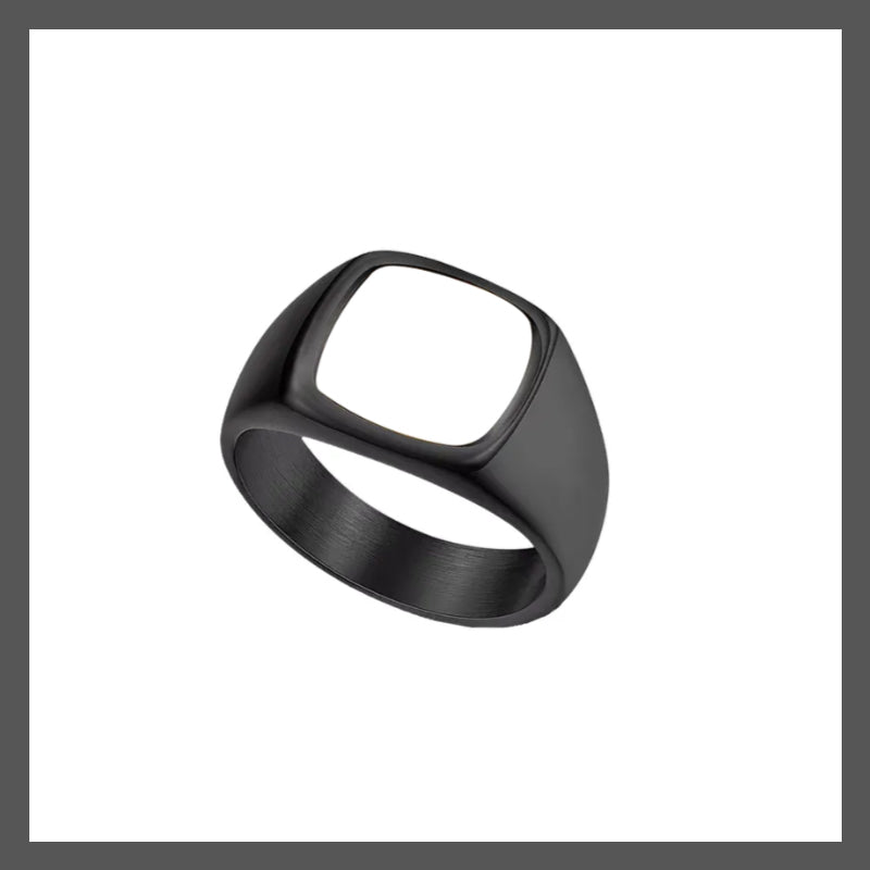 Je T'aime Pour Toujours - Bague Carrée Personnalisée À Télécharger Pour Couple