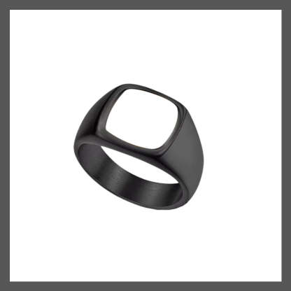 Je T'aime Pour Toujours - Bague Carrée Personnalisée À Télécharger Pour Couple