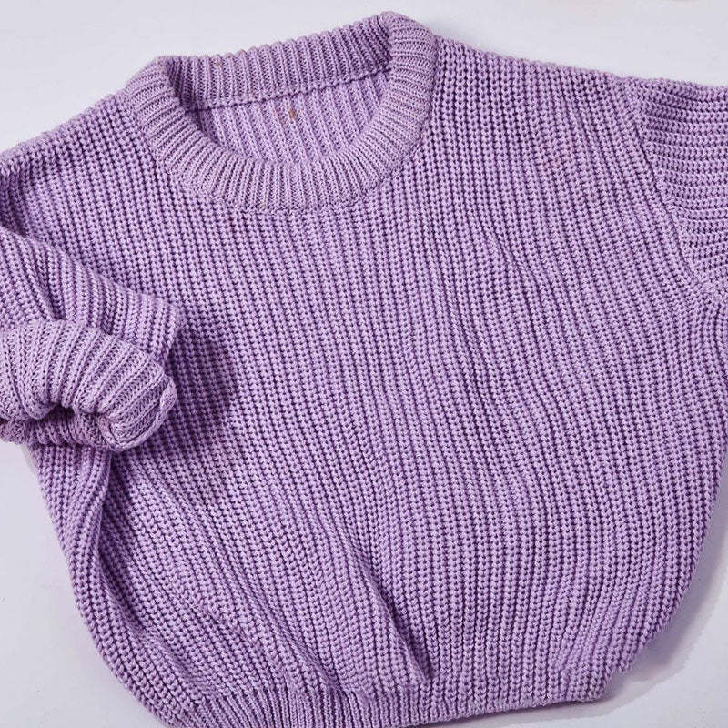 Personalized Hand Embroidered Baby Sweater