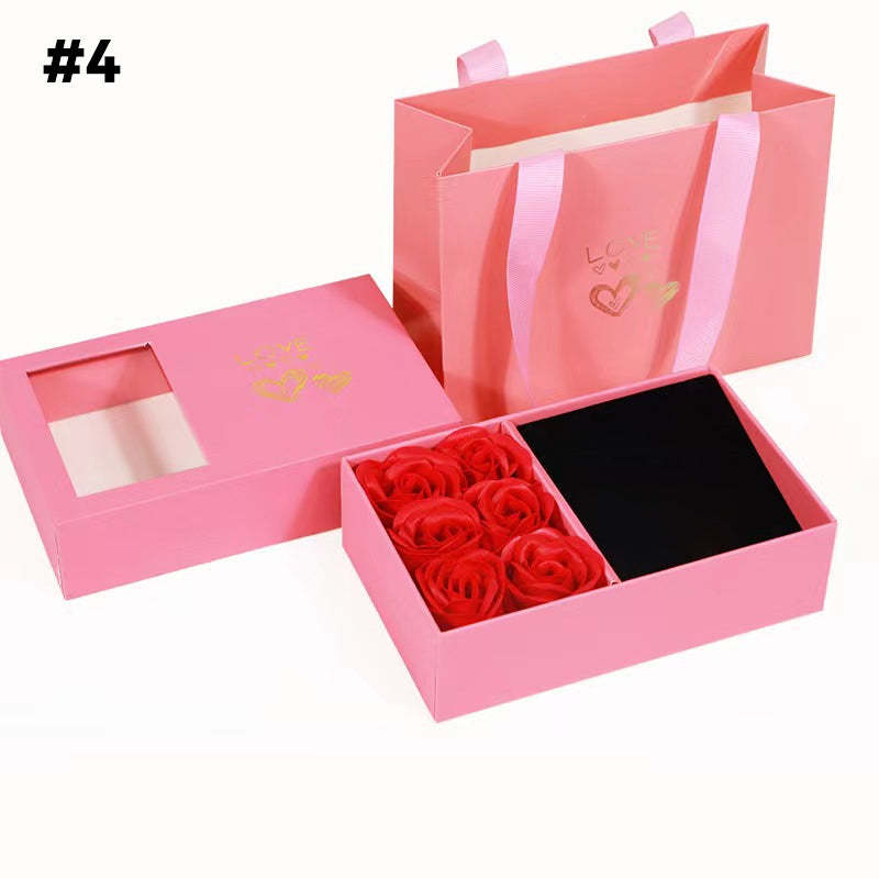 Six Roses Jewelry Box