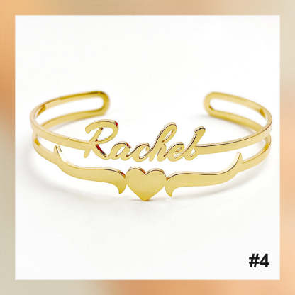 Bracelet personnalisé avec lettre de nom