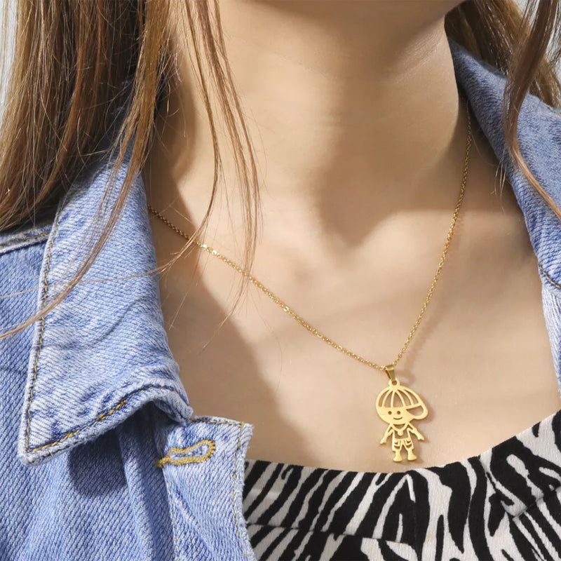 DIY Customized Children's Cartoon Necklace