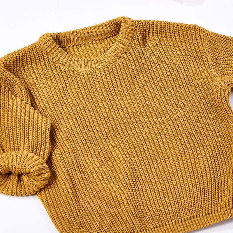 Personalized Hand Embroidered Baby Sweater