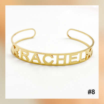 Bracelet personnalisé avec lettre de nom